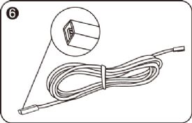 10014  Axis Driver Connecting Cable Multi-Colour